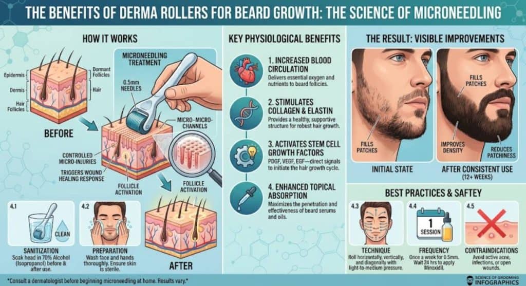 Do Derma Rollers Work For Beard Growth