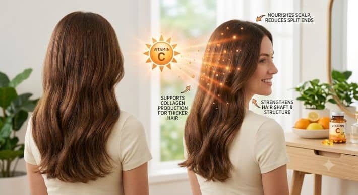 Vitamin C Helps Strengthen Hair